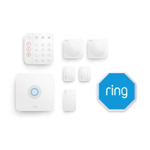 Kit Ring Alarm - M con sirena per esterni | Sistema di allarme per la sicurezza della tua casa con monitoraggio assistito opzionale - Senza vincoli di lunga durata - Compatibile con Alexa