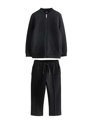 Ensemble blouson aviateur en jersey et pantalon chic pour garçon