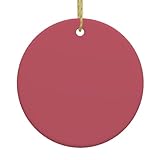 Construction d'accessoires : après réception du colis, il contient 1 carreau circulaire en porcelaine et 1 corde de suspension en fil doré. Pratique pour votre utilisation et décoration.