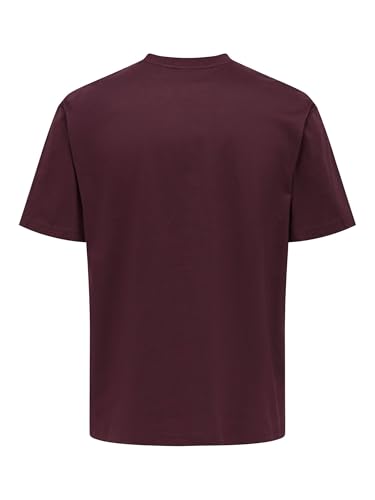 Only & Sons Herren Onsfred Life RLX Ss Tee Noos, Port Royale, XL – Ansicht 4