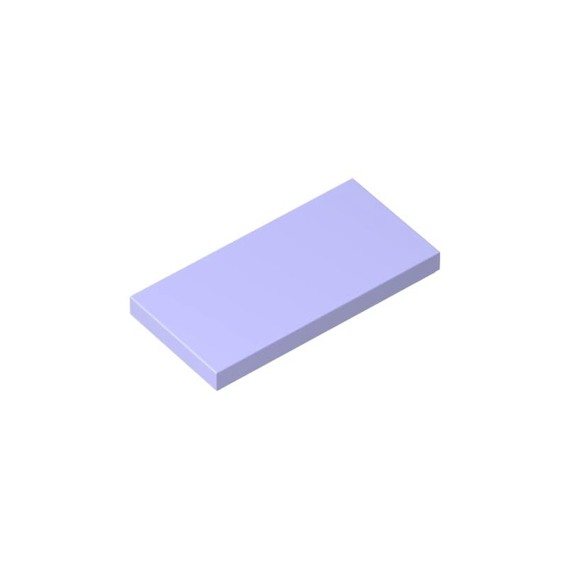 XYEIUGO Gobricks 87079 Foundation Plate Tile 2x4 with Groove 50 Pieces GDS-614 Building Blocks Color:light blue gray