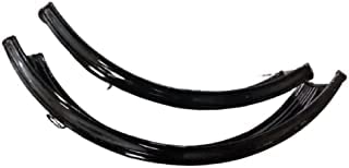 The Cycle HUB GENERIC Tin Sheet Metal 16X1.75 Bicycle Mudguard Front & Rear Black Colored - 1Pair/ Made in India