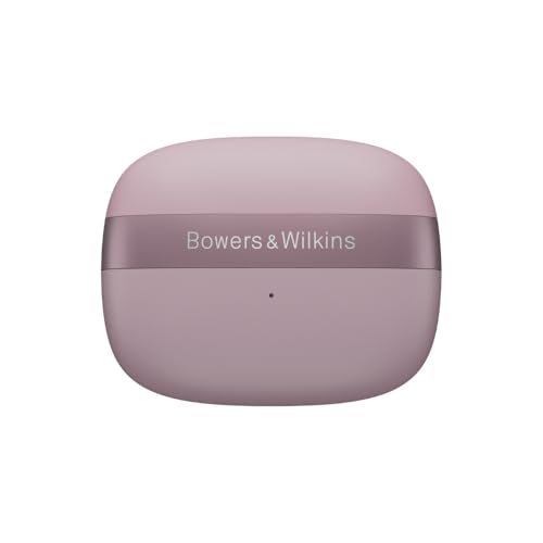 Image of Bowers & Wilkins Pi8 True Wireless Noise Cancelling Earbuds with Bluetooth aptX, 24-bit Wireless Connection, Audio Retransmission, and 6 Built-in Microphones - Pale Mauve