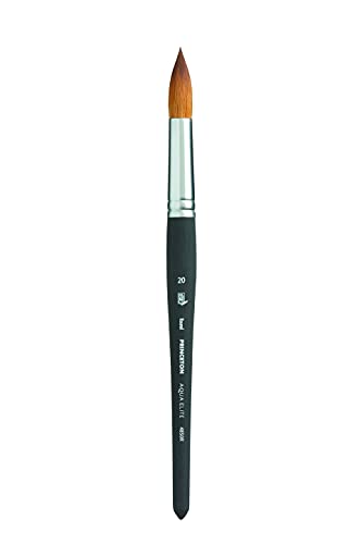 Image of Princeton Aqua Elite, Series 4850, Synthetic Kolinsky Watercolor Paint Brush,Round, 20