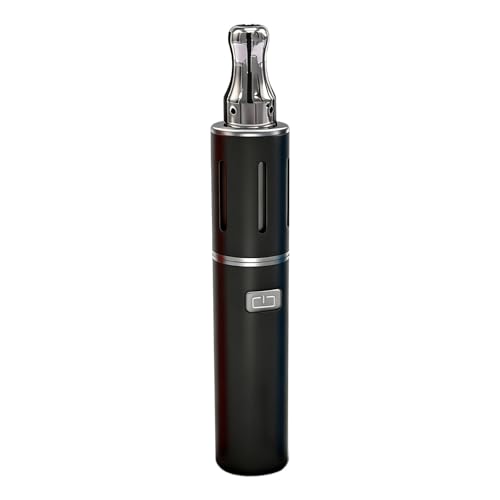 Batería Vape 510 USB 900mAh con Voltaje Ajustable + 1 Cartuchos CBD 0,5 ml – Compatible 510 Universal (Black)