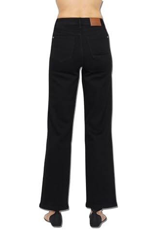 Judy Blue Women's High Waist Tummy Control Classic Straight Jeans3