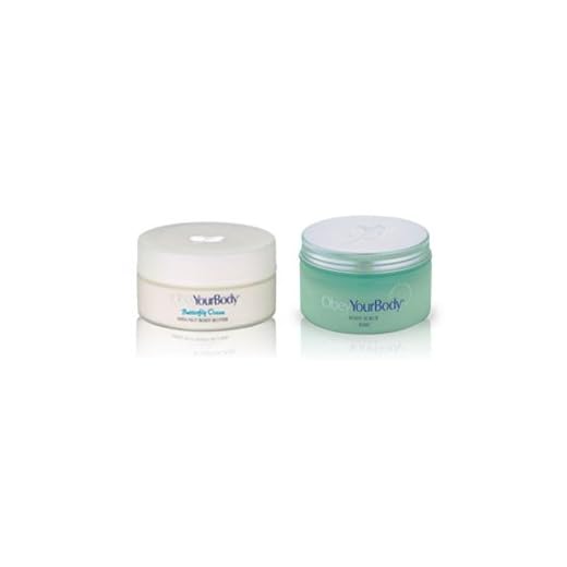 Obey Your Body Shea Nut Butter and Body Scrub (Salt Scrub) Kiwi