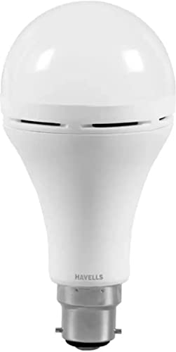 Image of Havells 12W wattage Bulb | High CRI & High Efficiency | Energy Efficient | Mercury-Free | 4KV Surge Protection | 100 Lumens Per Watt |Cool Day Light (6500K) b22d | led