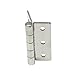 Industrial Cabinet Door Hinge 304 Stainless Steel Distribution Cabinet Hinge Flat Folding Hinge 65x 50x2mm 1Pcs(Buffed)