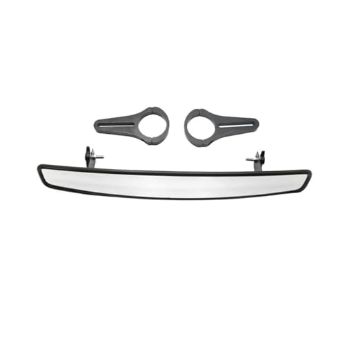 Espejo retrovisor ATV UTV de alta visibilidad con abrazadera ajustable de 1,75" a 2"