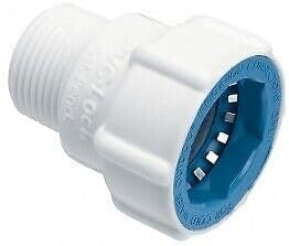 Replacement for Orbit 34778 Pipe Adapter PVC-Lock 3/4‘ Push X 3/4‘ D MPT Plastic