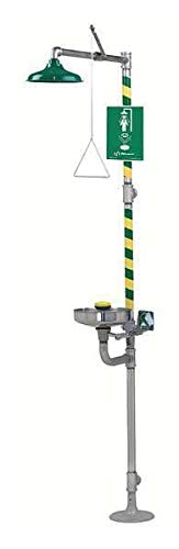 Haws Drinking Faucet 8300-8309 AXION MSR Combination Eye/Face Wash and Shower, English, 720.98 fl. oz, Plastic, 1" x 1" x 1"