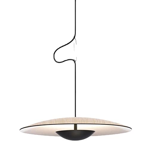 Chandelier LED Iron Art noir suspension design scandinave pour salle à manger