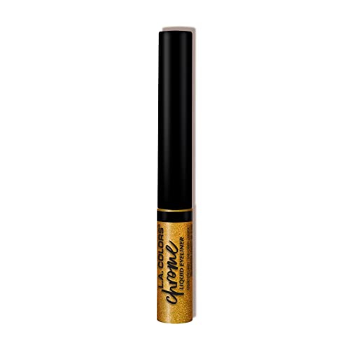 L.A. COLORS Chrome Liquid Eyeliner Liquid Gold miniatura 1