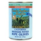 Santa Barbara Black Medium Pitted Olives 48x 6 Oz