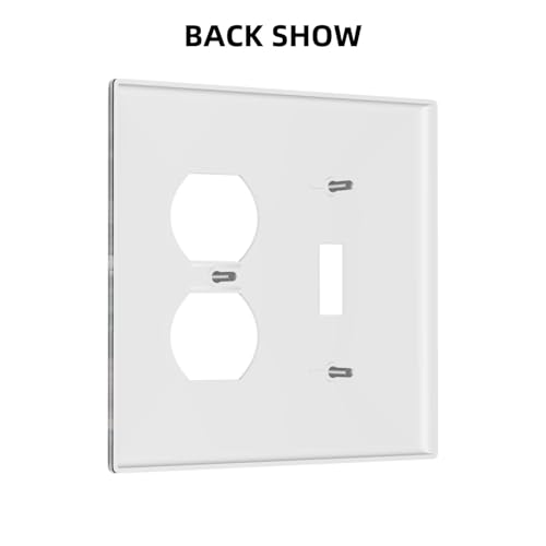 Decorative Outlet Covers Rustic Big Pink Flowers White Peony Floral 2 Gang Wall Plate Cover Single Toggle Duplex Combo Two Switch Light Switch Cover Plate Jumbo Faceplate