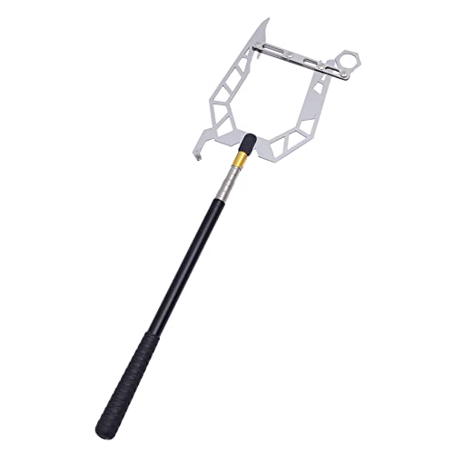 Gogogmee 1Set Telescopic Boat Hook Multi Purpose Dock Hook for Easy Mooring Portable Threaded Attachment Extends from to Essential Accessory for Safe Docking