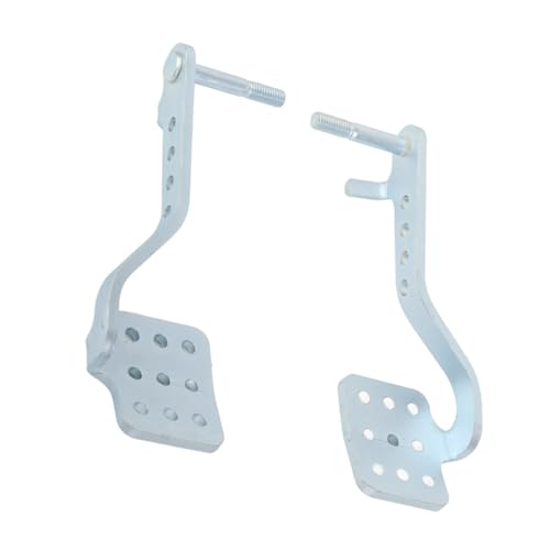 Vaya a los Pedales del Acelerador de Freno de Kart, Kit de Pedal de Acero para Carretera, Azusa Divertida Kart, Carter Go Kart con Cable del Acelerador de 71 Pulgadas para 1pair,