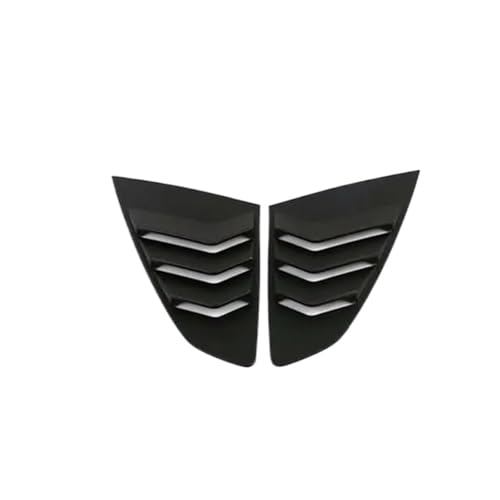 Persianas laterales para ventana trasera de coche, rejillas de ventilación, decoración, embellecedor, accesorios exteriores Compatible con Volkswagen Arteon 2018-2024(Black)