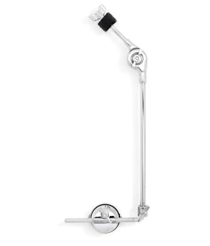 Gibraltar Bass Drum Mounted Cymbal Arm, Height Adjustable 12' Arm with Geared Tilter, Shell Mount...