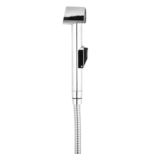 Image of MHS High Pressure Jet Spray for Toilet | Health Faucet Set with Hand Shower Gun & 1M SS Hose Pipe | Bathroom Toilet Jet Spray for Hygiene Cleaning | Toilet Gun for Western Toilet (Switch Type Abs)