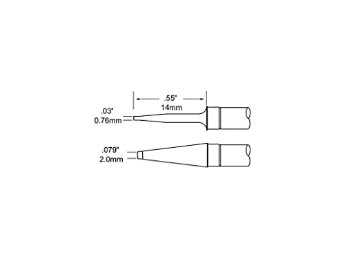Cartouche de pince à épiler haut de gamme Metcal TCP-BLP2 lame