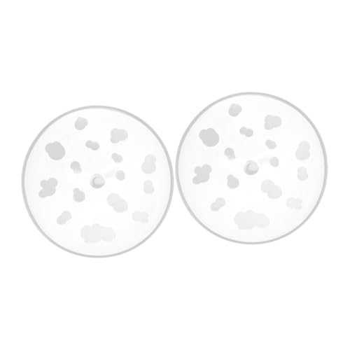 Amosfun 2Pcs Plastic Popcorn Bowl Lid Replacement Microwave Safe Food Grade Plastic Fit for Popcorn Makers Stylish Design for Easy Use and Storage Popcorn Accessory
