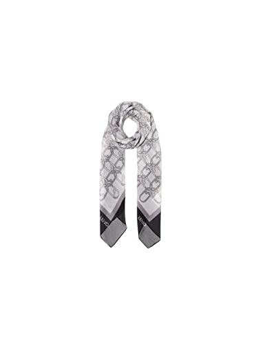 2023, Abbigliamento, Donna, Foulard, LIU JO SOFT, Nero, Primavera/Estate, Taglia Unica