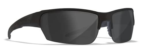 Wiley X WX Saint CHSAI08 Tactical Sunglasses Matte Black Frame with Changeable Smoke Grey Lenses Ballistic Rated3