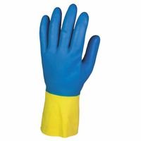 Kimberly Clark 38741 Jackson Safety G80 Gants résistant aux produits chimiques en néoprène Main spécifiques paires, 30 cm, Jaune/bleu (lot de 60)