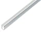 Alu-U-Profile Alberts 488482 U-Profil aus Aluminium im Chromdesign