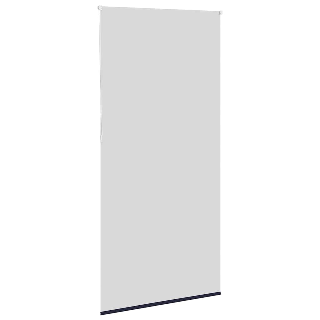 Roleta zaciemniająca, granatowa, 110 x 230 cm, szerokość materiału 105,7 cm, 100% poliester z uchwytami zaciskowymi i śrubami do ram okiennych, bezwiercona, ochrona przed wzrokiem, ochrona
