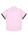 JEATHA Boys Solid Color Dress Shirt Versatile Turndown Collar Button-Down T-Shirts Formal School Uniform Tops Pink 13-14 Years