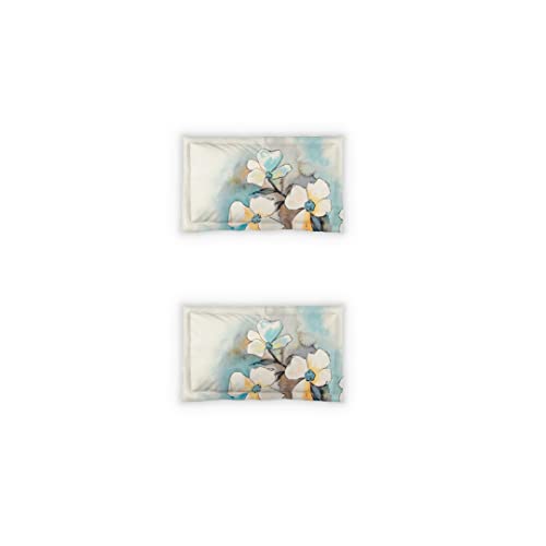 Image of DDECOR - Espresso 100% Cotton Double Bedsheet with 2 Pillow Covers, King Size, Turquoise