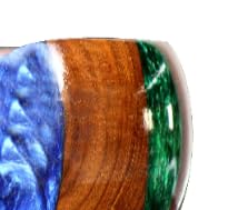 Image of Wooden Yarn Bowl for Knitting Yarn Bowl for Crocheting, Yarn Storage Bowl to Prevent Slipping, Wooden Yarn Holder, Best Gift for Crochet (#Desig-10)