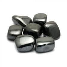 Image of Crystal Hematite Tumble Stone | 50 gm Tumbled Gemstones | Reiki Healing Stones | Home Decor Pebbles | Aquarium Gravel | Garden & Table Decor