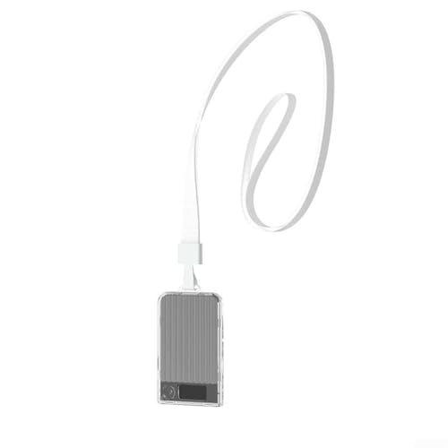 Funda de PC para Plaud Note/Note Pro, soporte magnético y cordón incluido, funda protectora delgada (gris)