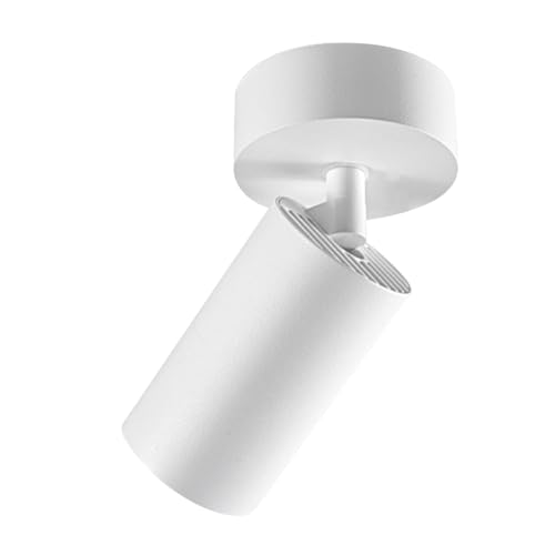 Klobvtt Foco de Techo LED 360°+90° Foco de Techo Ajustable Focos direccionales Lámparas Decorativas Galería Iluminación de imágenes Foco empotrable Moderno Focos giratorios de Pared