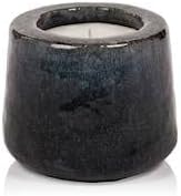 SEA Salt and Tahitian Mist Zodax Aqua Tulum 11 oz Scented Candle - 4.5 inch