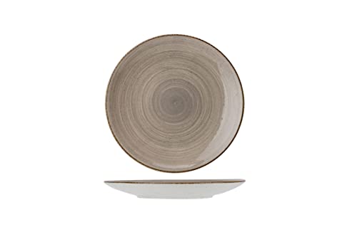 Cosy & Trendy Assiette Dessert Granite Taupe-D22CM-Lot de 6