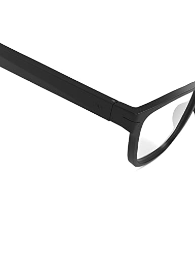 Image of Titan EyeX Smart Frame for Men and Women with Polarized UV Protected Black Colored Eyeglasses with Music,Calls, Step count and More with EyeX Mobile App.