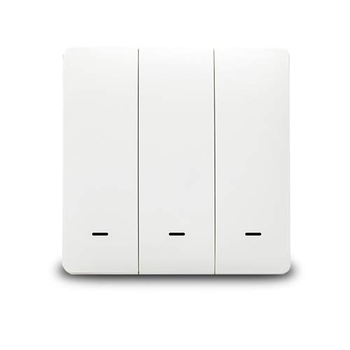 Yagusmart Zigbee Smart Wall Light Switch, Neutral Wire Optional, Need to Work with Tuya Zigbee hub, Compatible with Alexa and Google Home, IFTTT, App Remote Control, Timing Function(3 Gang) — image 1