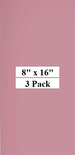 3 Pack Color Cast Acrylic Plexiglass Sheets 1/8