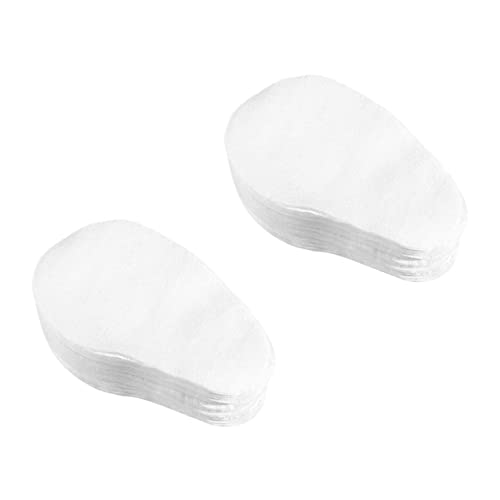 VINTORKY Parche Ojos Mango 200 Unidades Tamaño Ovalado Papel De Algodón 100% Cuidado Ocular Ultrafino Cómodo Para Uso Hogar y Viajes