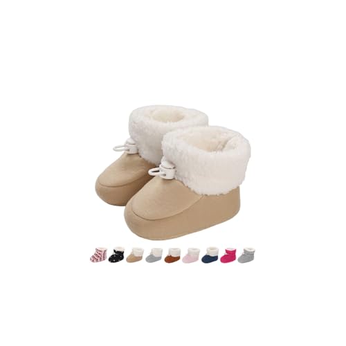 Baby Winterschuhe Wärme Babyschuhe Winter Anti-Rutsch Verstellbare Neugeborene Schneeschuhe Lauflernschuhe Gefütterte Thermo Fleece Krabbelschuhe Hausschuhe Winterstiefel Montage Khaki 6-12 Monate Baby Winterschuhe Wärme Babyschuhe Winter Anti-Rutsch Verstellbare Neugeborene Schneeschuhe Lauflernschuhe Gefütterte Thermo Fleece Krabbelschuhe Hausschuhe Winterstiefel Montage Khaki 6-12 Monate