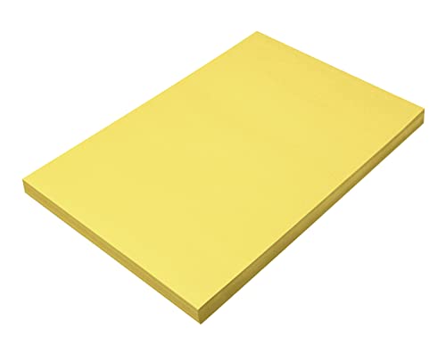 Prang (Formerly SunWorks) Construction Paper, Yellow, 12" x 18", 100 Sheets