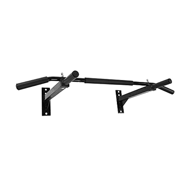 JFIT Wall Mounted Chin-Up Bar with Padded Foam Grips, Holds up to 400 LB