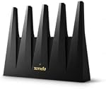 Tenda WiFi 7 Router BE7200 – Dual-Band Wireless Router with 2×2.5G Ports, Quad-Core CPU, EasyMesh, VPN & OpenWRT Support, High-Speed Home WiFi for Gaming, Streaming & Smart Homes (BE12 Pro)