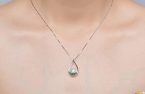 Collier perles d'eau douce naturelles 10mm, l'accessoire émail style ethnique - 2