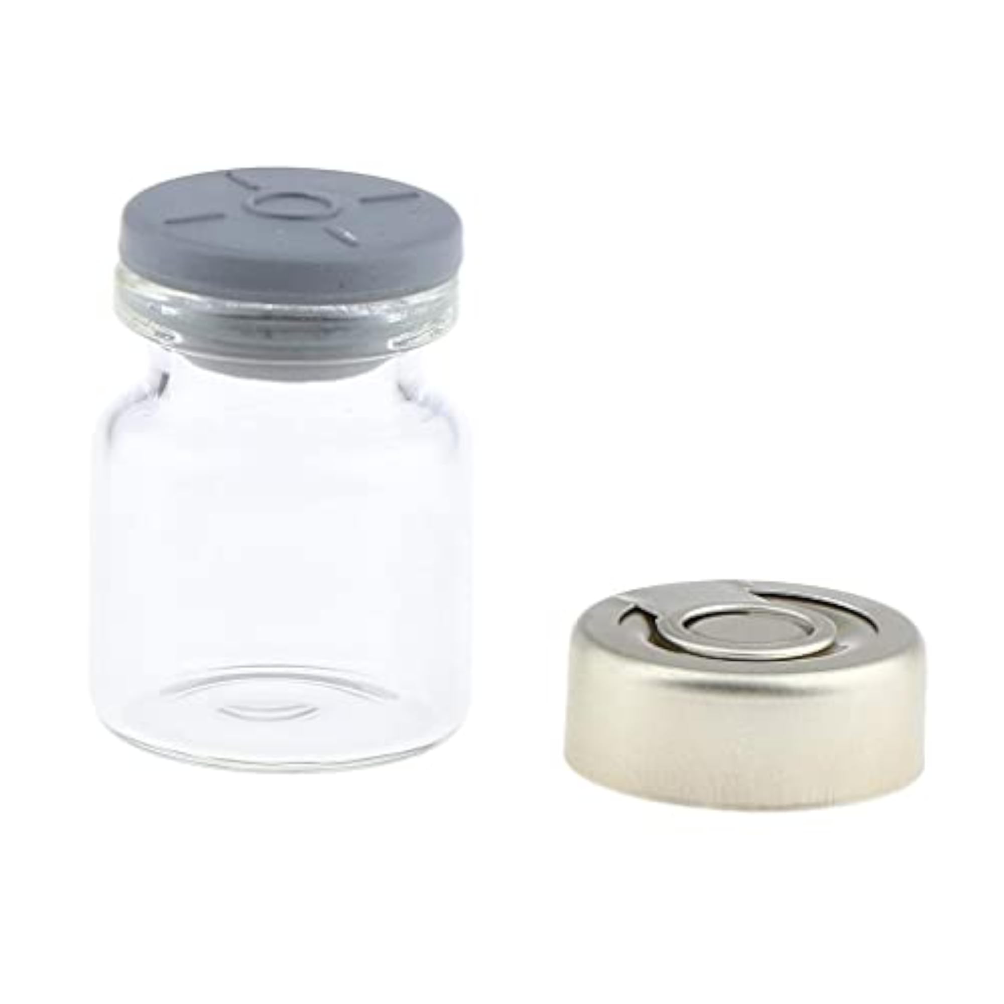 2X20Pcs Empty Glass Vials 3Ml